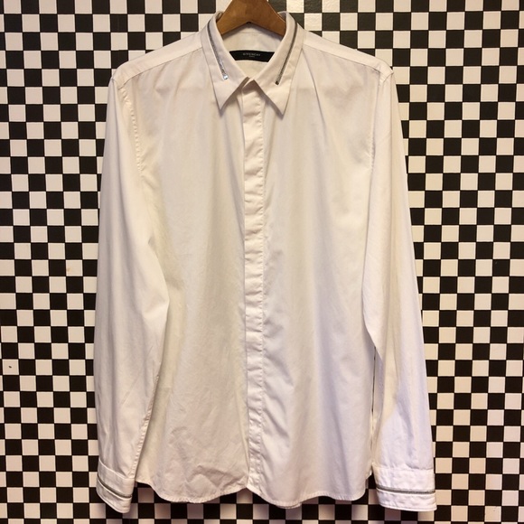 Givenchy Other - Givenchy Paris Zip Inlay Cotton Shirt